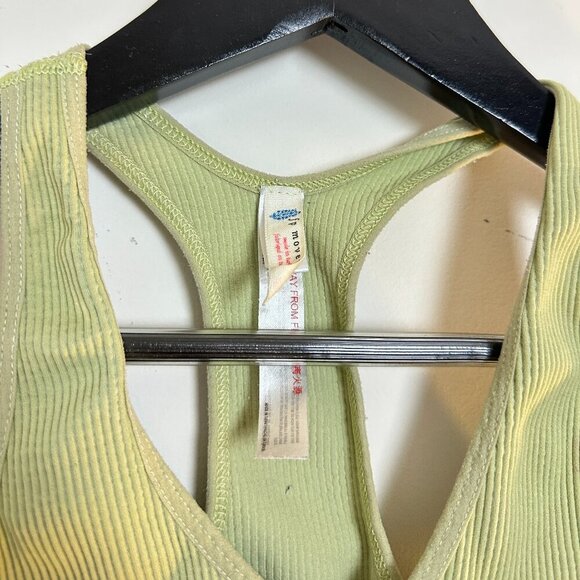FREE PEOPLE Movement Free Throw Crop Top in Mint Size Small - Picture 3 of 6
